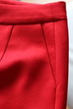 Load image into Gallery viewer, Imperial Rouge Couture – Red Wool Skirt Suit with Belt