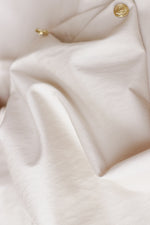 Load image into Gallery viewer, Sovereign Poised Contour – Sculptural Matte Beige Corset Shirt Dress