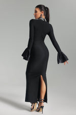 Load image into Gallery viewer, Virginie Diamante Bandage Maxi Dress