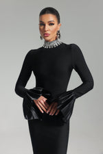 Load image into Gallery viewer, Virginie Diamante Bandage Maxi Dress
