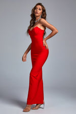 Load image into Gallery viewer, Dotte Maxi Bandage Dress - Red