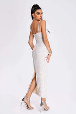 Load image into Gallery viewer, Teresa Pearl Sequin Midi Dress