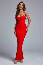 Load image into Gallery viewer, Dotte Maxi Bandage Dress - Red