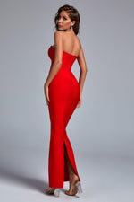 Load image into Gallery viewer, Dotte Maxi Bandage Dress - Red