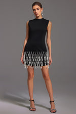 Load image into Gallery viewer, Nanci Sleeveless Pearl Mini Dress
