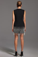 Load image into Gallery viewer, Nanci Sleeveless Pearl Mini Dress