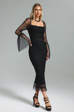 Load image into Gallery viewer, Crana Mesh Midi Dress