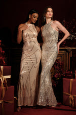 Load image into Gallery viewer, Bali Sequin Maxi Dress