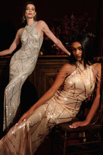 Load image into Gallery viewer, Bali Sequin Maxi Dress