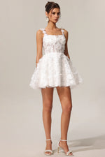 Load image into Gallery viewer, Lali Sleeveless Flowers Mini Dress