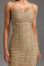 Load image into Gallery viewer, Lelia Sleeveless Hollow Out Slit Midi Dress