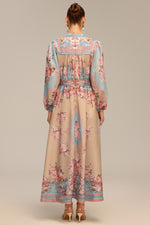 Lade Bild in die Galerieansicht, Dorte Long Sleeve Floral Printed Maxi Dress