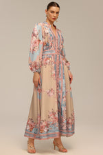 Lade Bild in die Galerieansicht, Dorte Long Sleeve Floral Printed Maxi Dress
