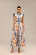 Load image into Gallery viewer, Naida Floral Printed Sleeveless Maxi Dress