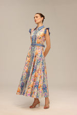 Load image into Gallery viewer, Naida Floral Printed Sleeveless Maxi Dress