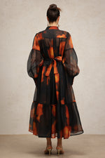 Lade Bild in die Galerieansicht, Payson Long Sleeves Printed Maxi Dress