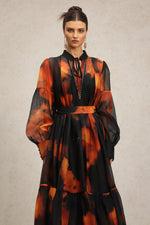 Lade Bild in die Galerieansicht, Payson Long Sleeves Printed Maxi Dress