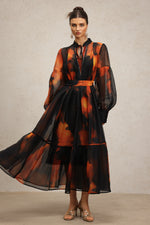 Lade Bild in die Galerieansicht, Payson Long Sleeves Printed Maxi Dress