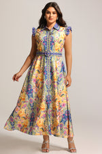 Load image into Gallery viewer, Naida Floral Printed Sleeveless Maxi Dress