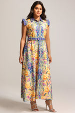 Load image into Gallery viewer, Naida Floral Printed Sleeveless Maxi Dress