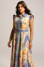 Load image into Gallery viewer, Naida Floral Printed Sleeveless Maxi Dress