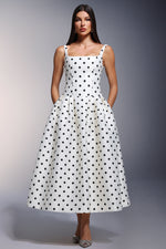 Load image into Gallery viewer, Zada Sleeveless Wave Point Maxi Dress