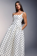 Load image into Gallery viewer, Zada Sleeveless Wave Point Maxi Dress