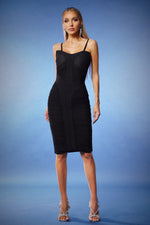 Load image into Gallery viewer, Iaka Bandage Sleeveless Midi Dress