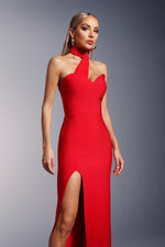Load image into Gallery viewer, Raki High Slit Bandage Maxi Dress