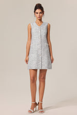 Load image into Gallery viewer, Giacinta V-Neck Sleeveless Mini Dress