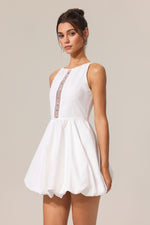 Load image into Gallery viewer, Ferean Round Neck Sleeveless Hollow Out Mini Dress
