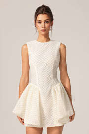Rotte Round Neck Sleeveless Mini Dress