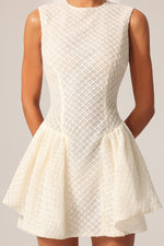 Load image into Gallery viewer, Rotte Round Neck Sleeveless Mini Dress