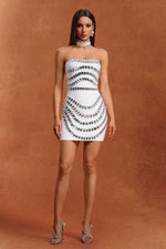 Load image into Gallery viewer, Florelle Sleeveless Diamond Bandage Mini Two Piece Set