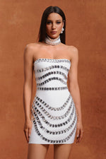 Load image into Gallery viewer, Florelle Sleeveless Diamond Bandage Mini Two Piece Set