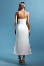 Load image into Gallery viewer, Trese Sleevess Fold Maxi Dress
