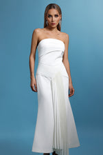 Load image into Gallery viewer, Trese Sleevess Fold Maxi Dress