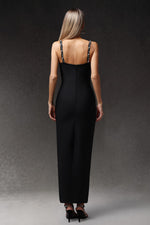 Load image into Gallery viewer, Juyce Sleeveless Diamond Bandage Maxi Dress