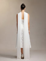 Load image into Gallery viewer, Junya Lace Corset Sleeveless Midi Dress