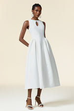 Load image into Gallery viewer, Resber Round Neck Sleeveless Maxi Dress