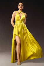 Load image into Gallery viewer, Habane Sleeveless V-Neck Slit Maxi Dress