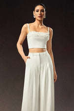 Load image into Gallery viewer, Zaysha Sleeveless Diamond Flower Maxi Two-Piece Set