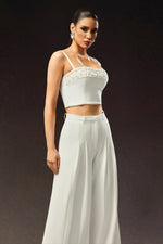 Load image into Gallery viewer, Zaysha Sleeveless Diamond Flower Maxi Two-Piece Set