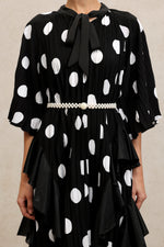 Load image into Gallery viewer, Quanne Short Sleeves Folds Maxi Dress
