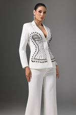 Load image into Gallery viewer, Jayne Symmetrical Beaded Suit