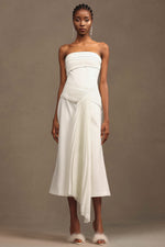 Load image into Gallery viewer, Trese Sleevess Fold Maxi Dress