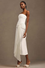 Load image into Gallery viewer, Trese Sleevess Fold Maxi Dress