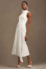 Load image into Gallery viewer, Jozie Sleevess Fold Fish Tail Maxi Dress