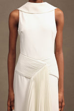 Load image into Gallery viewer, Jozie Sleevess Fold Fish Tail Maxi Dress
