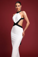 Load image into Gallery viewer, Pako Sexy Contour Sleeveless Cut Out Bandage Maxi Dress